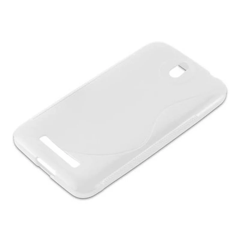 Cadorabo Hülle kompatibel mit HTC Desire 501 Schutzhülle aus flexiblem TPU Silikon