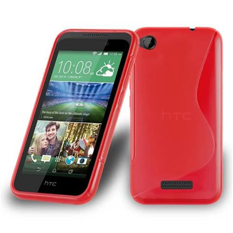 Cadorabo Hülle kompatibel mit HTC Desire 320 Schutzhülle aus flexiblem TPU Silikon