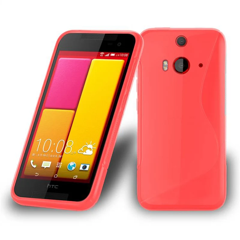 Cadorabo Hülle kompatibel mit HTC BUTTERFLY 2 Schutzhülle aus flexiblem TPU Silikon