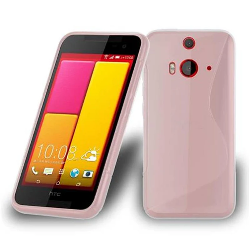 Cadorabo Hülle kompatibel mit HTC BUTTERFLY 2 Schutzhülle aus flexiblem TPU Silikon