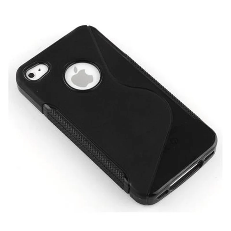 Cadorabo Hülle kompatibel mit Apple iPhone 4 / 4S Schutzhülle aus flexiblem TPU Silikon