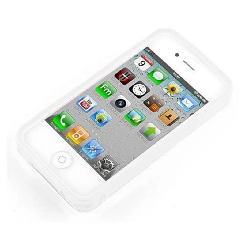Cadorabo Hülle kompatibel mit Apple iPhone 4 / 4S Schutzhülle aus flexiblem TPU Silikon