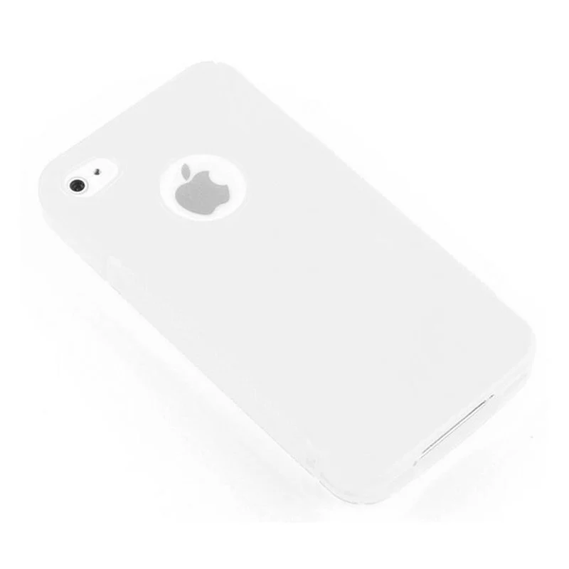 Cadorabo Hülle kompatibel mit Apple iPhone 4 / 4S Schutzhülle aus flexiblem TPU Silikon