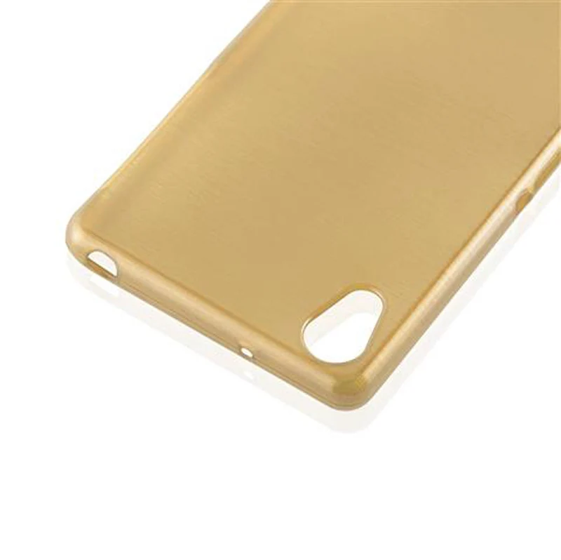 Cadorabo Hülle kompatibel mit Sony Xperia Z2 Schutzhülle aus flexiblem TPU Silikon im Brushed Design