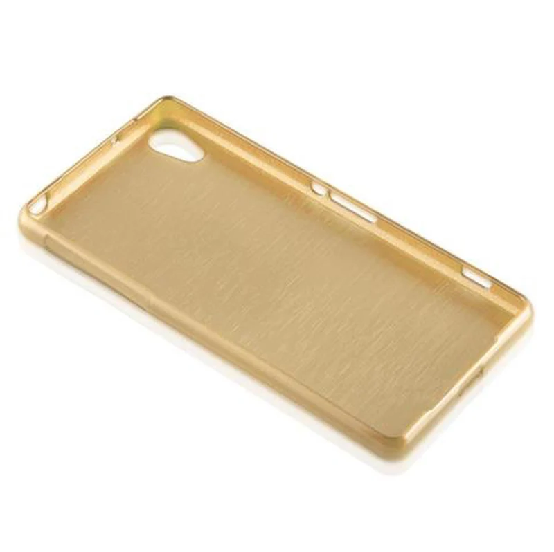 Cadorabo Hülle kompatibel mit Sony Xperia Z2 Schutzhülle aus flexiblem TPU Silikon im Brushed Design