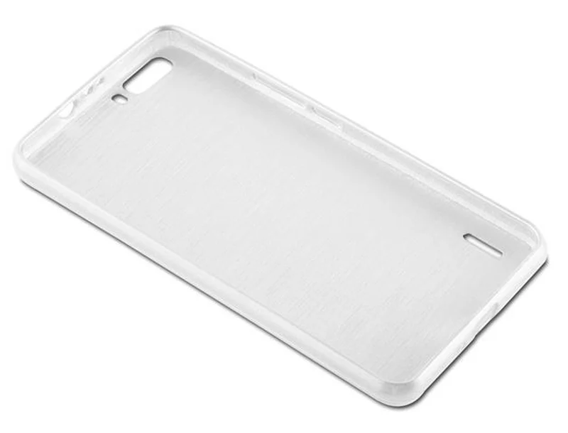 Cadorabo Hülle kompatibel mit Honor 6 PLUS Schutzhülle aus flexiblem TPU Silikon im Brushed Design