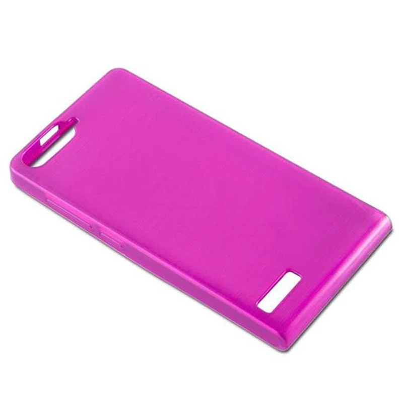 Cadorabo Hülle kompatibel mit Huawei ASCEND P7 MINI Schutzhülle aus flexiblem TPU Silikon im Brushed Design