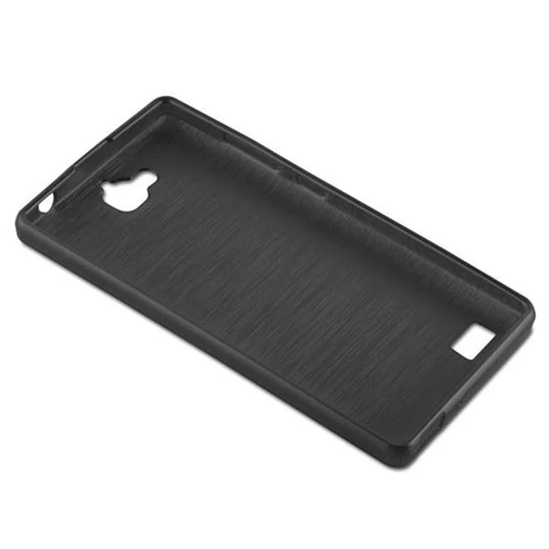 Cadorabo Hülle kompatibel mit Honor 3C Schutzhülle aus flexiblem TPU Silikon im Brushed Design