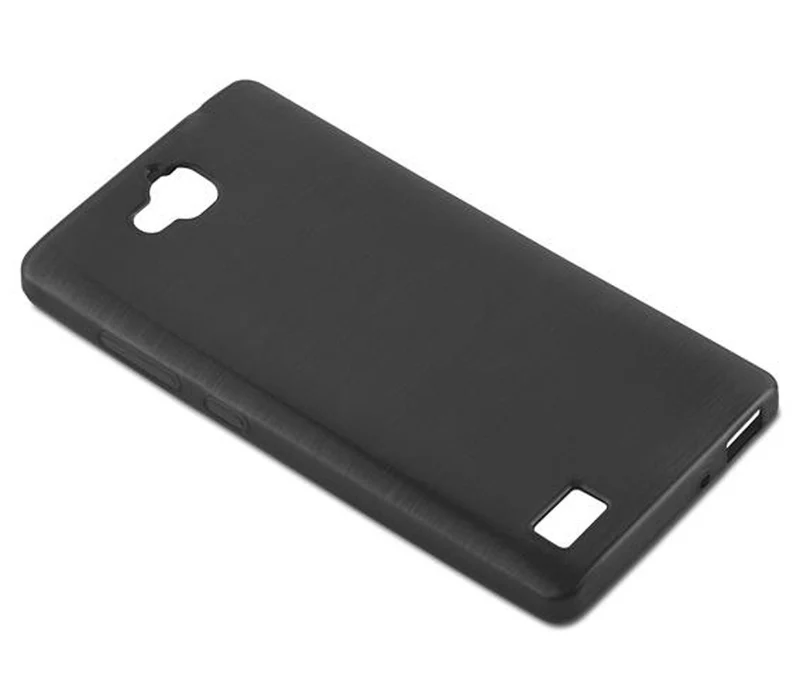 Cadorabo Hülle kompatibel mit Honor 3C Schutzhülle aus flexiblem TPU Silikon im Brushed Design