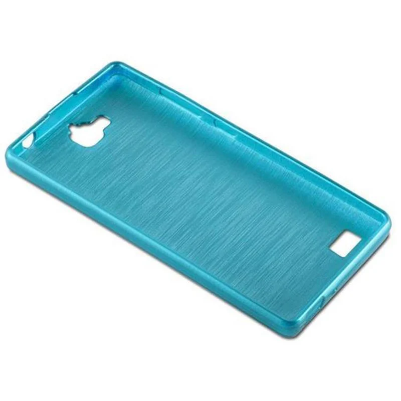 Cadorabo Hülle kompatibel mit Honor 3C Schutzhülle aus flexiblem TPU Silikon im Brushed Design