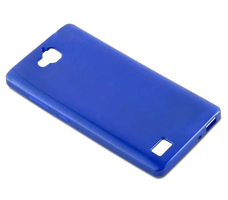Cadorabo Hülle kompatibel mit Honor 3C Schutzhülle aus flexiblem TPU Silikon im Brushed Design