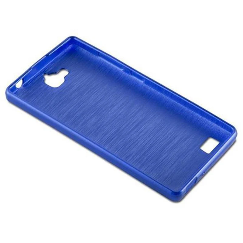 Cadorabo Hülle kompatibel mit Honor 3C Schutzhülle aus flexiblem TPU Silikon im Brushed Design