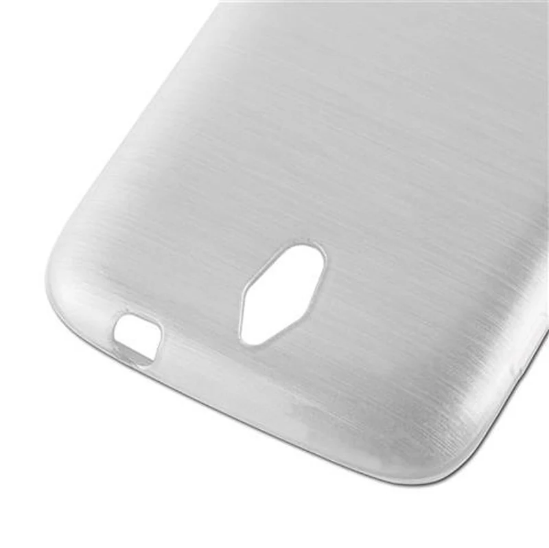Cadorabo Hülle kompatibel mit Huawei ASCEND G610 Schutzhülle aus flexiblem TPU Silikon im Brushed Design