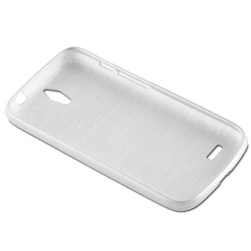 Cadorabo Hülle kompatibel mit Huawei ASCEND G610 Schutzhülle aus flexiblem TPU Silikon im Brushed Design