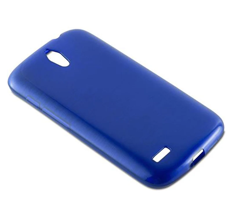 Cadorabo Hülle kompatibel mit Huawei ASCEND G610 Schutzhülle aus flexiblem TPU Silikon im Brushed Design