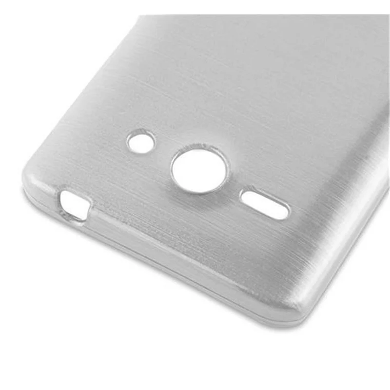 Cadorabo Hülle kompatibel mit Huawei ASCEND G510 / G520 / G525 Schutzhülle aus flexiblem TPU Silikon im Brushed Design