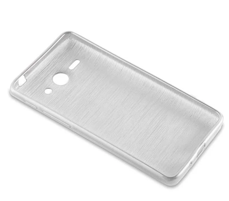 Cadorabo Hülle kompatibel mit Huawei ASCEND G510 / G520 / G525 Schutzhülle aus flexiblem TPU Silikon im Brushed Design