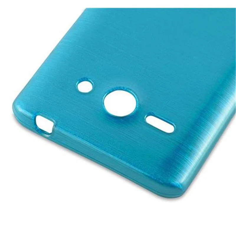 Cadorabo Hülle kompatibel mit Huawei ASCEND G510 / G520 / G525 Schutzhülle aus flexiblem TPU Silikon im Brushed Design