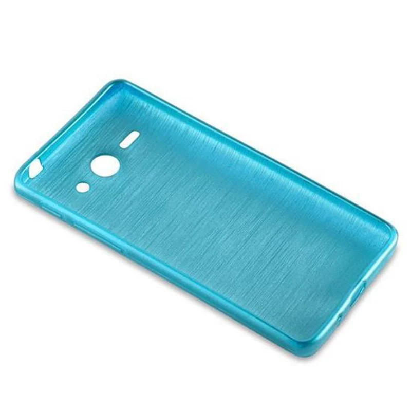 Cadorabo Hülle kompatibel mit Huawei ASCEND G510 / G520 / G525 Schutzhülle aus flexiblem TPU Silikon im Brushed Design
