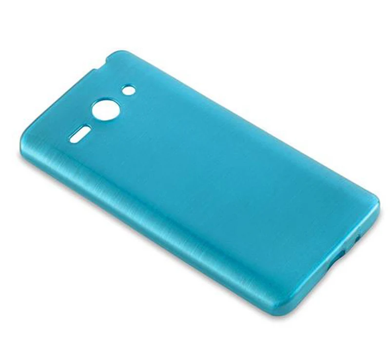 Cadorabo Hülle kompatibel mit Huawei ASCEND G510 / G520 / G525 Schutzhülle aus flexiblem TPU Silikon im Brushed Design