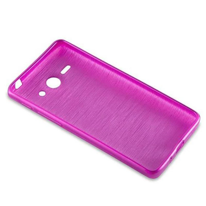 Cadorabo Hülle kompatibel mit Huawei ASCEND G510 / G520 / G525 Schutzhülle aus flexiblem TPU Silikon im Brushed Design