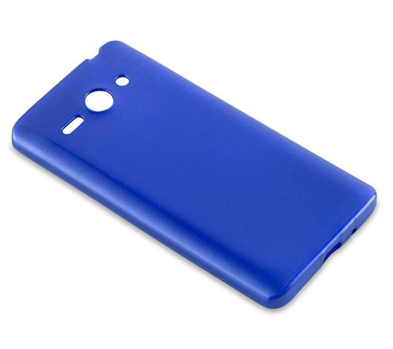 Cadorabo Hülle kompatibel mit Huawei ASCEND G510 / G520 / G525 Schutzhülle aus flexiblem TPU Silikon im Brushed Design