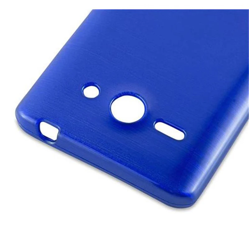 Cadorabo Hülle kompatibel mit Huawei ASCEND G510 / G520 / G525 Schutzhülle aus flexiblem TPU Silikon im Brushed Design