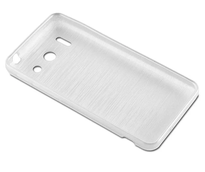 Cadorabo Hülle kompatibel mit Huawei ASCEND G510 / G520 / G525 Schutzhülle aus flexiblem TPU Silikon im Brushed Design