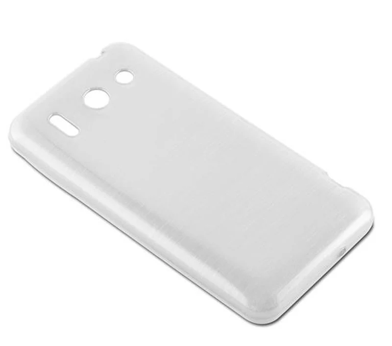 Cadorabo Hülle kompatibel mit Huawei ASCEND G510 / G520 / G525 Schutzhülle aus flexiblem TPU Silikon im Brushed Design