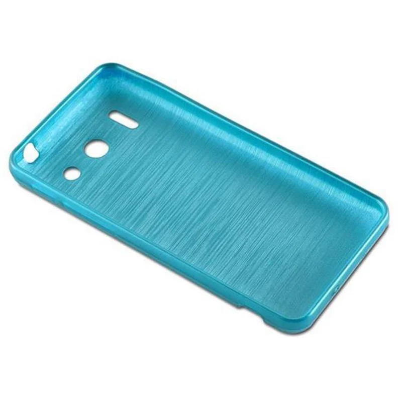 Cadorabo Hülle kompatibel mit Huawei ASCEND G510 / G520 / G525 Schutzhülle aus flexiblem TPU Silikon im Brushed Design