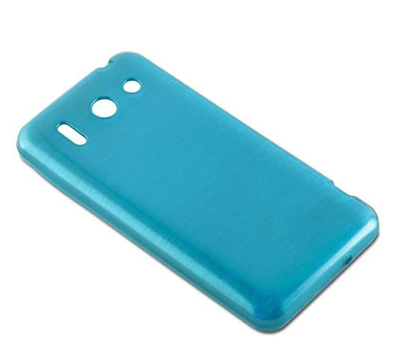 Cadorabo Hülle kompatibel mit Huawei ASCEND G510 / G520 / G525 Schutzhülle aus flexiblem TPU Silikon im Brushed Design
