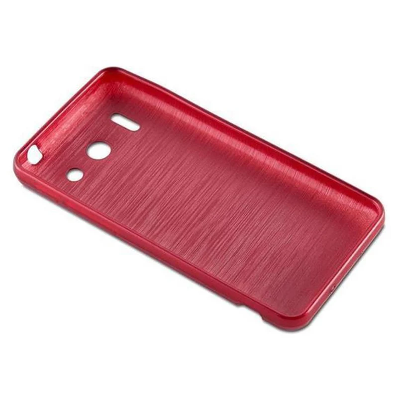 Cadorabo Hülle kompatibel mit Huawei ASCEND G510 / G520 / G525 Schutzhülle aus flexiblem TPU Silikon im Brushed Design
