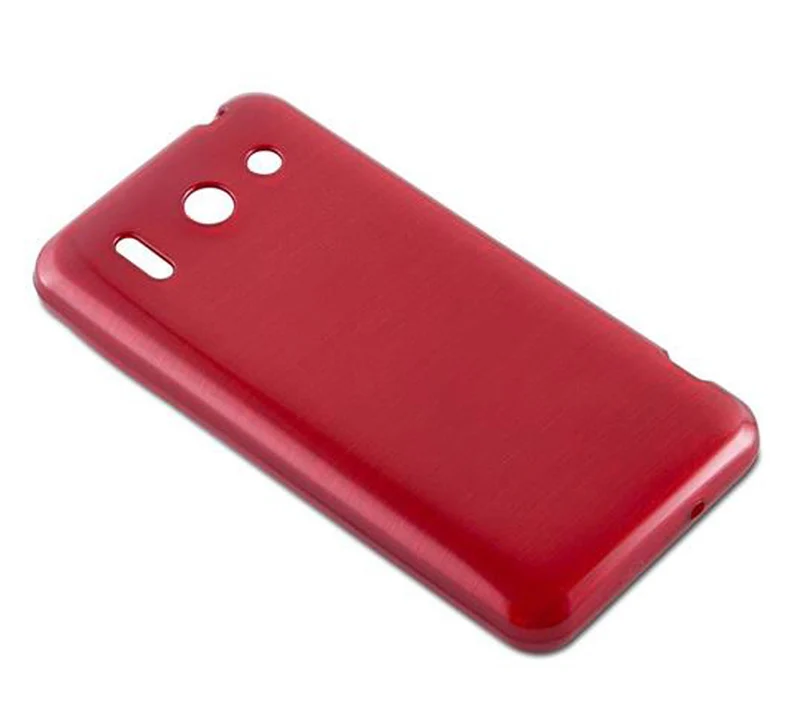 Cadorabo Hülle kompatibel mit Huawei ASCEND G510 / G520 / G525 Schutzhülle aus flexiblem TPU Silikon im Brushed Design
