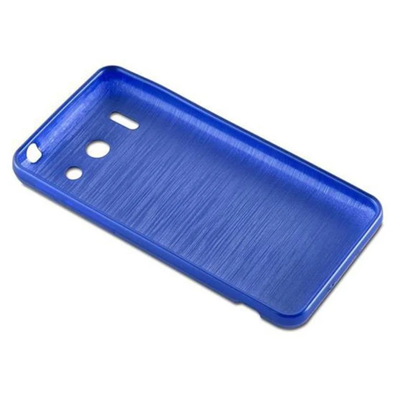 Cadorabo Hülle kompatibel mit Huawei ASCEND G510 / G520 / G525 Schutzhülle aus flexiblem TPU Silikon im Brushed Design