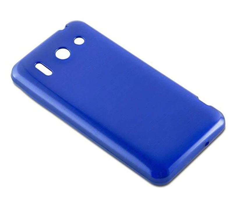 Cadorabo Hülle kompatibel mit Huawei ASCEND G510 / G520 / G525 Schutzhülle aus flexiblem TPU Silikon im Brushed Design