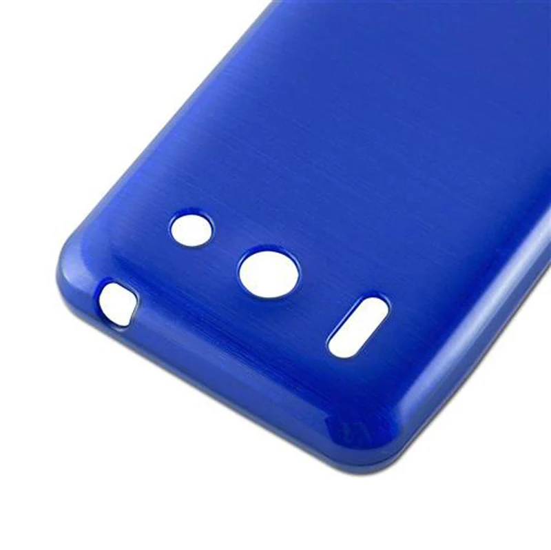 Cadorabo Hülle kompatibel mit Huawei ASCEND G510 / G520 / G525 Schutzhülle aus flexiblem TPU Silikon im Brushed Design