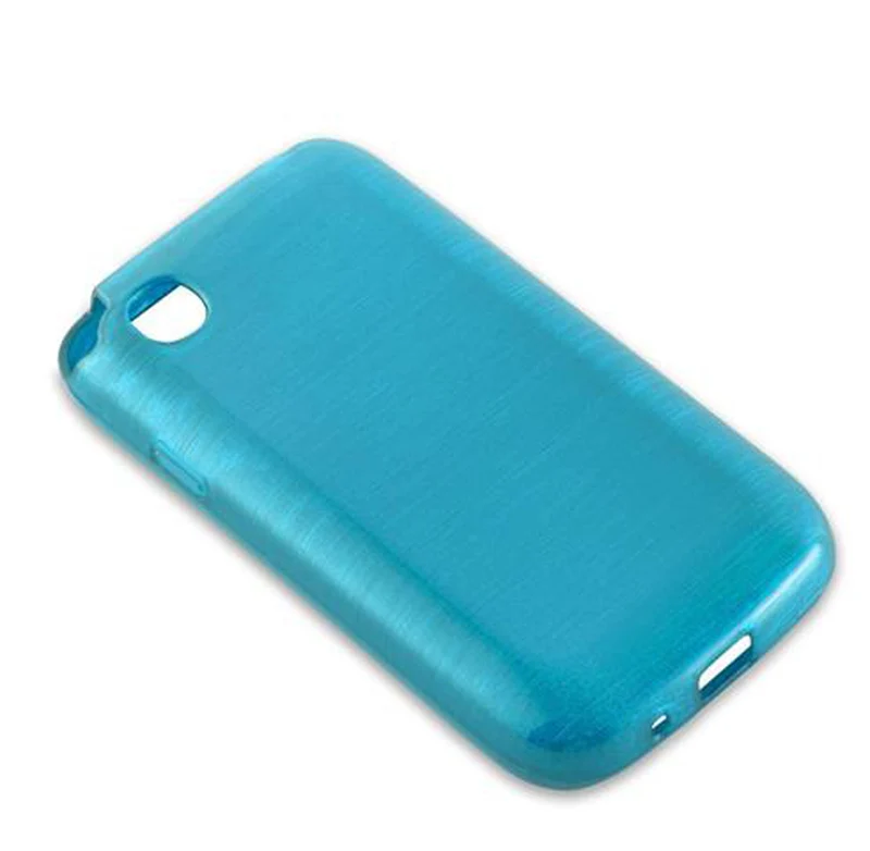 Cadorabo Hülle kompatibel mit LG L40 Schutzhülle aus flexiblem TPU Silikon im Brushed Design