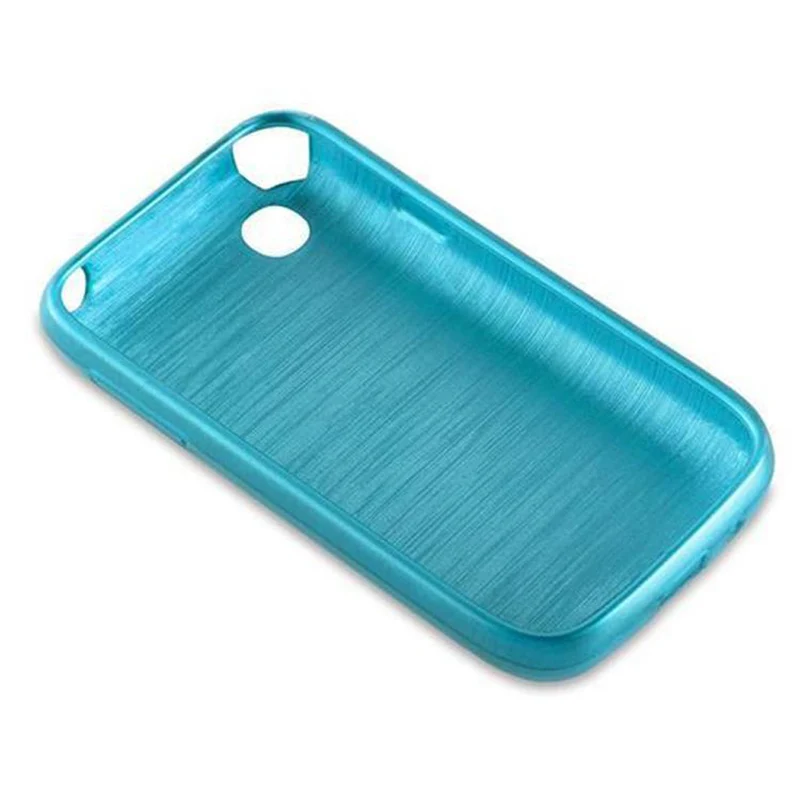Cadorabo Hülle kompatibel mit LG L40 Schutzhülle aus flexiblem TPU Silikon im Brushed Design