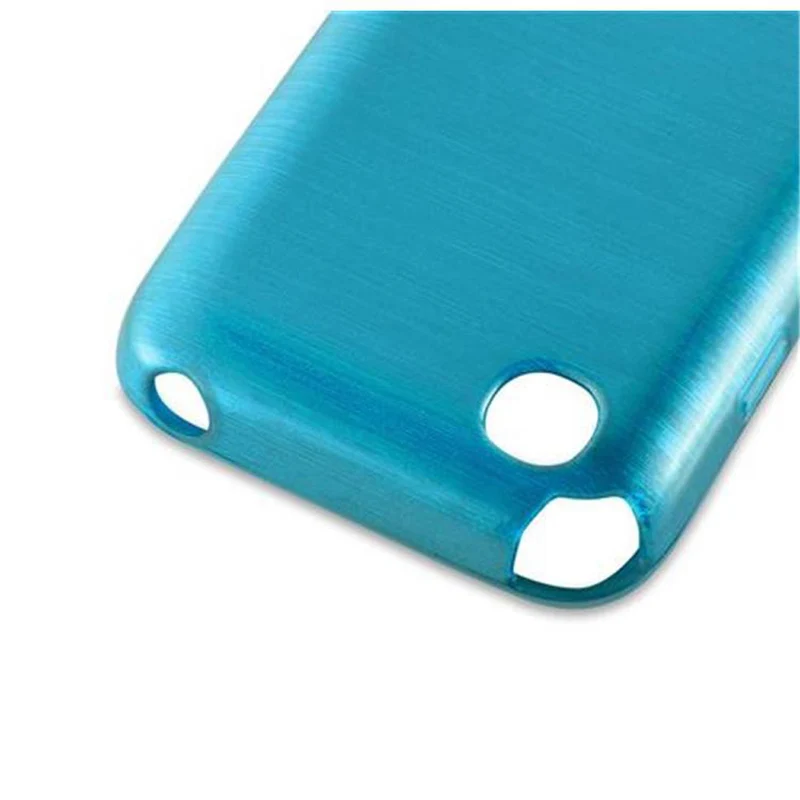 Cadorabo Hülle kompatibel mit LG L40 Schutzhülle aus flexiblem TPU Silikon im Brushed Design
