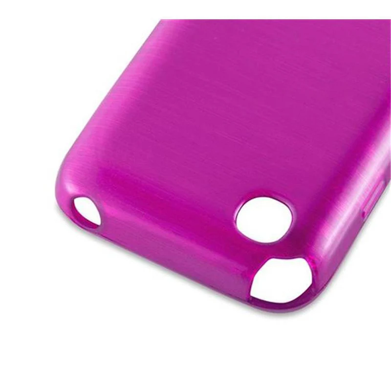 Cadorabo Hülle kompatibel mit LG L40 Schutzhülle aus flexiblem TPU Silikon im Brushed Design