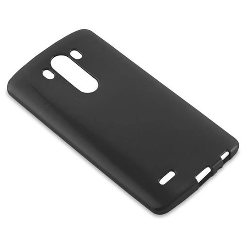 Cadorabo Hülle kompatibel mit LG G3 Schutzhülle aus flexiblem TPU Silikon im Brushed Design