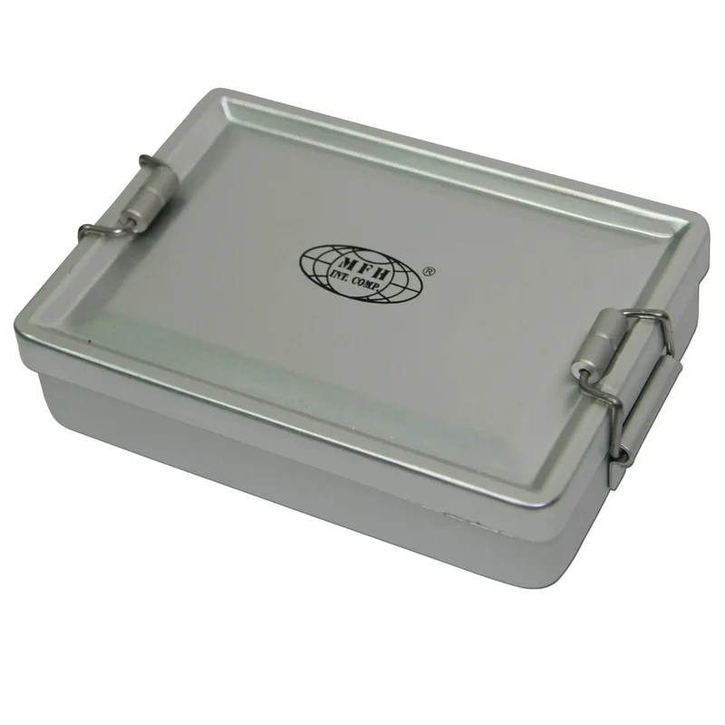 Aluminiumbox silberfarben