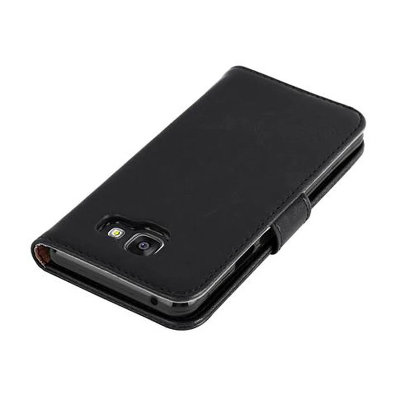 Cadorabo Hülle kompatibel mit Samsung Galaxy A3 2016 Schutzhülle mit Magnetverschluss, Standfunktion und Kartenfach