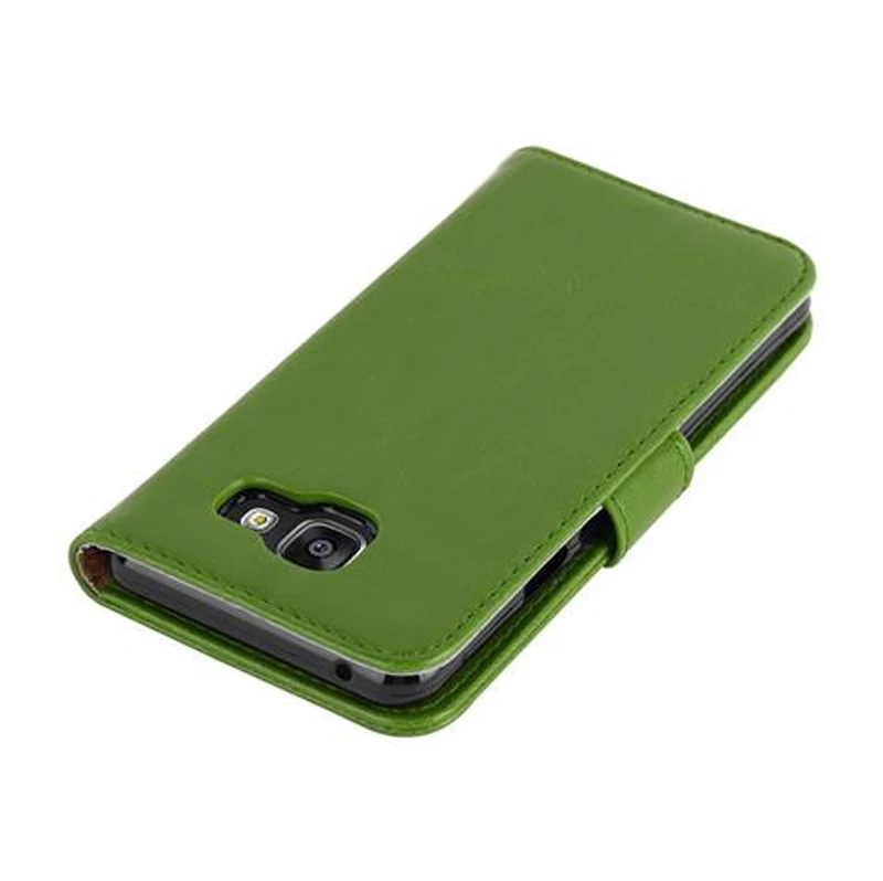 Cadorabo Hülle kompatibel mit Samsung Galaxy A3 2016 Schutzhülle mit Magnetverschluss, Standfunktion und Kartenfach