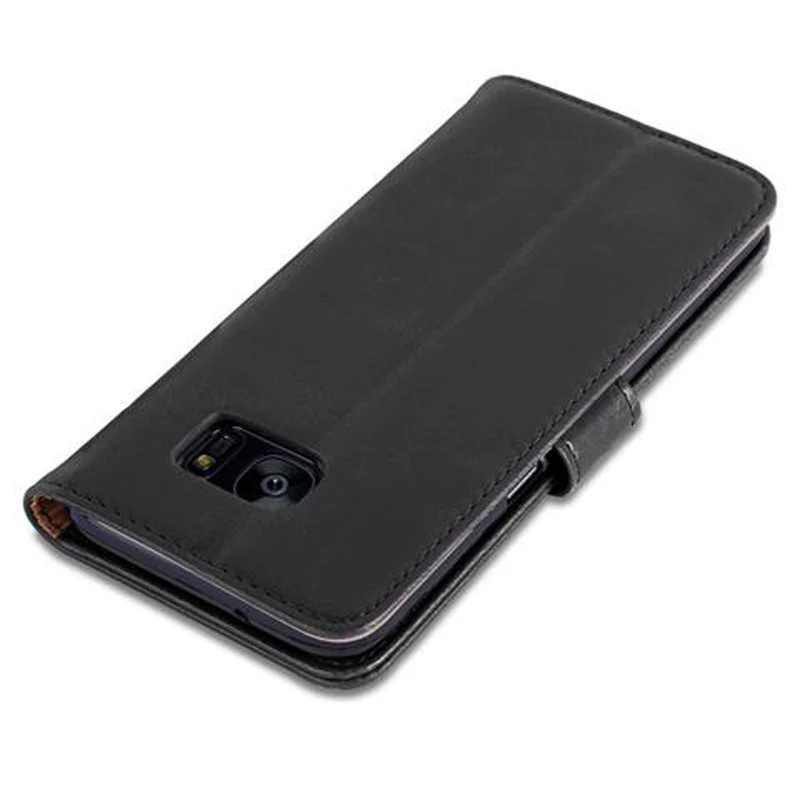 Cadorabo Hülle kompatibel mit Samsung Galaxy S7 EDGE Schutzhülle mit Magnetverschluss, Standfunktion und Kartenfach