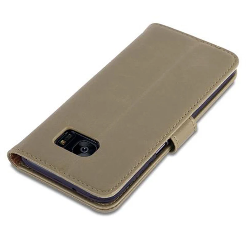 Cadorabo Hülle kompatibel mit Samsung Galaxy S7 EDGE Schutzhülle mit Magnetverschluss, Standfunktion und Kartenfach