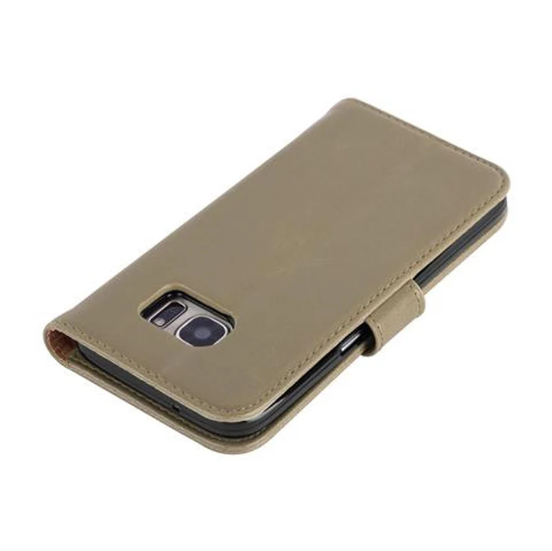 Cadorabo Hülle kompatibel mit Samsung Galaxy S7 Schutzhülle mit Magnetverschluss, Standfunktion und Kartenfach
