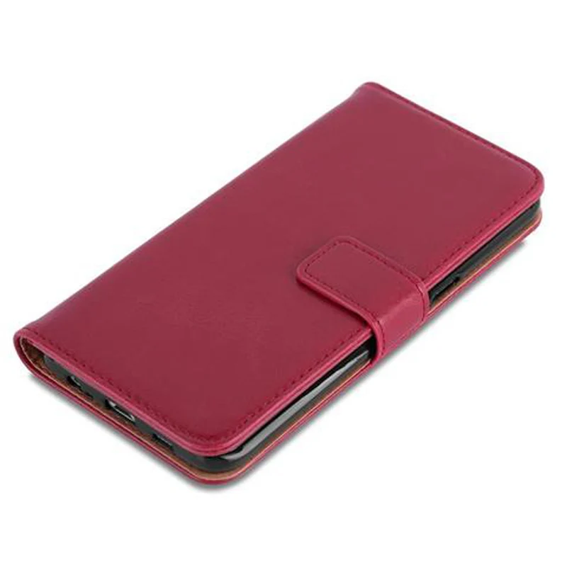 Cadorabo Hülle kompatibel mit Samsung Galaxy S6 EDGE PLUS Schutzhülle mit Magnetverschluss, Standfunktion und Kartenfach