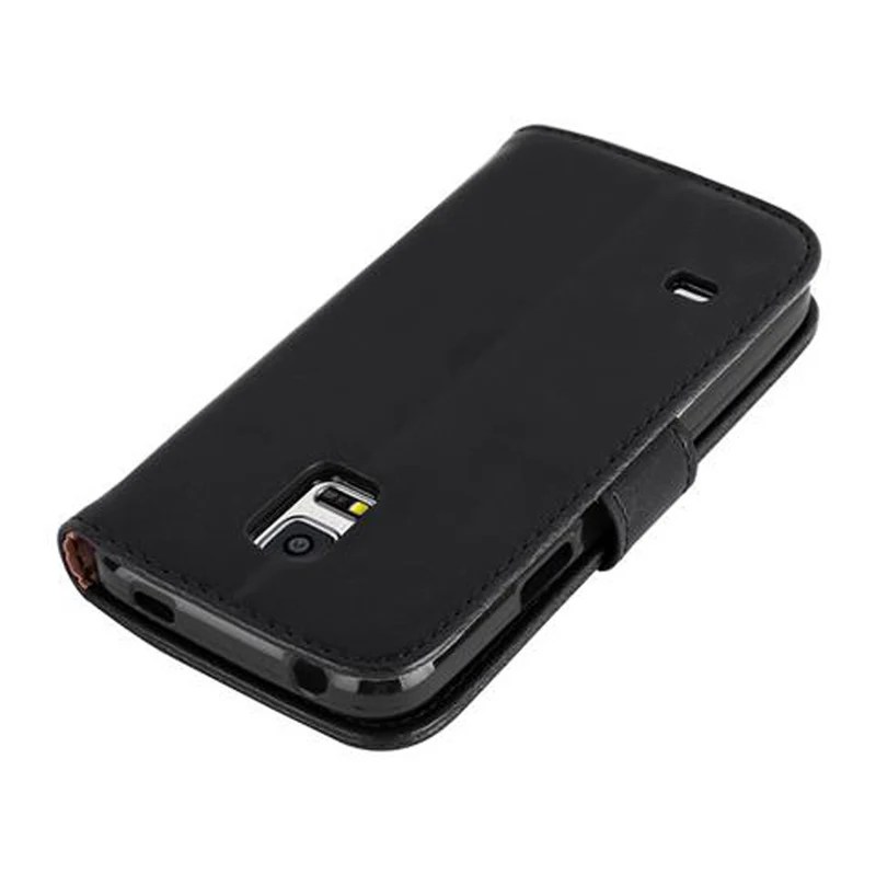 Cadorabo Hülle kompatibel mit Samsung Galaxy S5 MINI / S5 MINI DUOS Schutzhülle mit Magnetverschluss, Standfunktion und Kartenfach