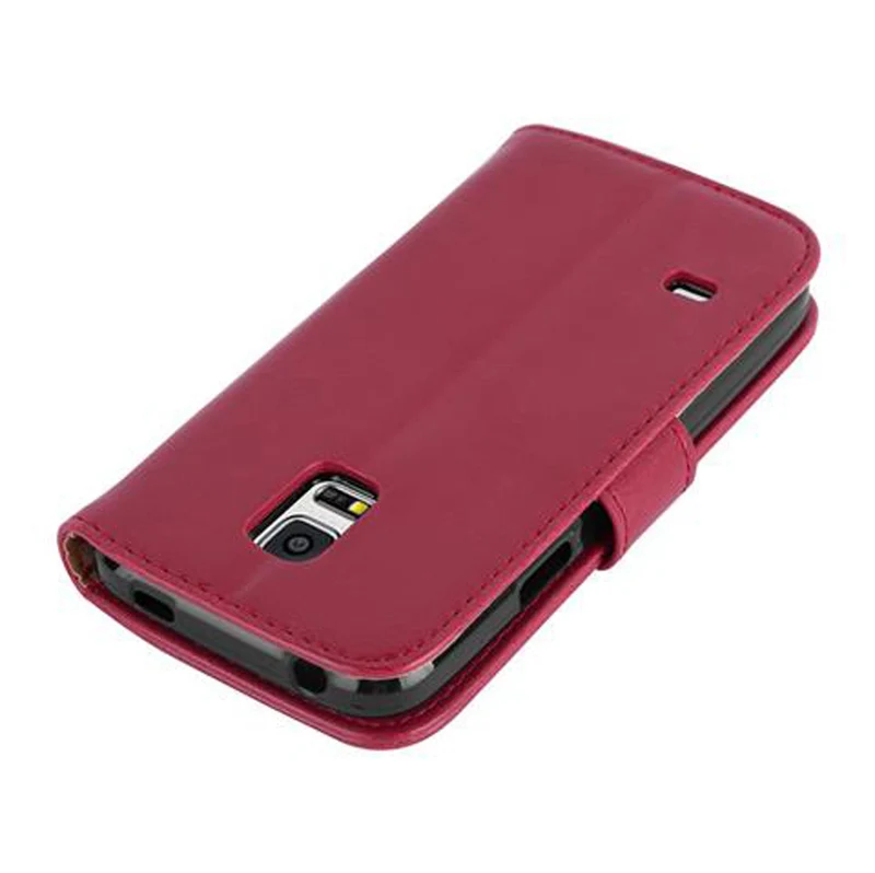 Cadorabo Hülle kompatibel mit Samsung Galaxy S5 MINI / S5 MINI DUOS Schutzhülle mit Magnetverschluss, Standfunktion und Kartenfach